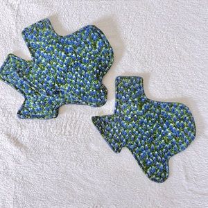 texas shaped pot holders / set of 3 nwot